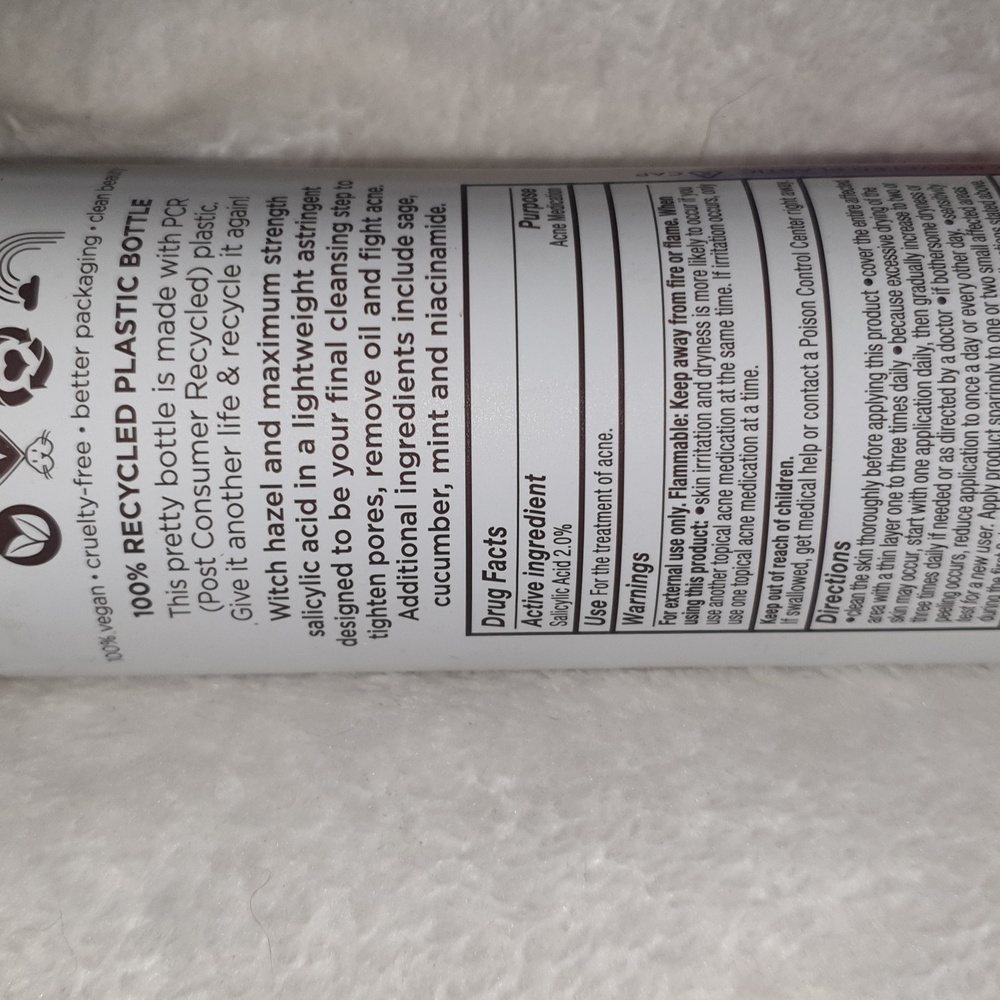 Acne cleansing Astringent - Picture 2 of 2